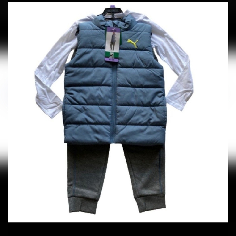 Puma Boy's Kid's 3-piece Vest Set nwt